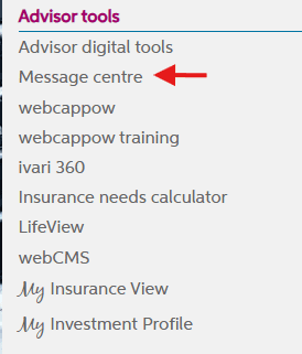 1. Advisor Tools Screenshot Eng